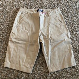 Lands End womens Khaki Tan Shorts Size 2